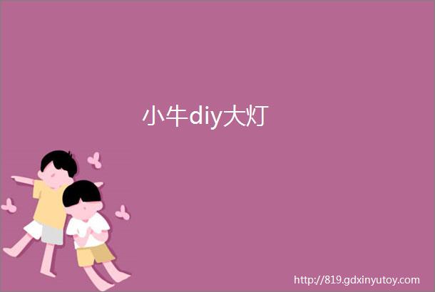 小牛diy大灯